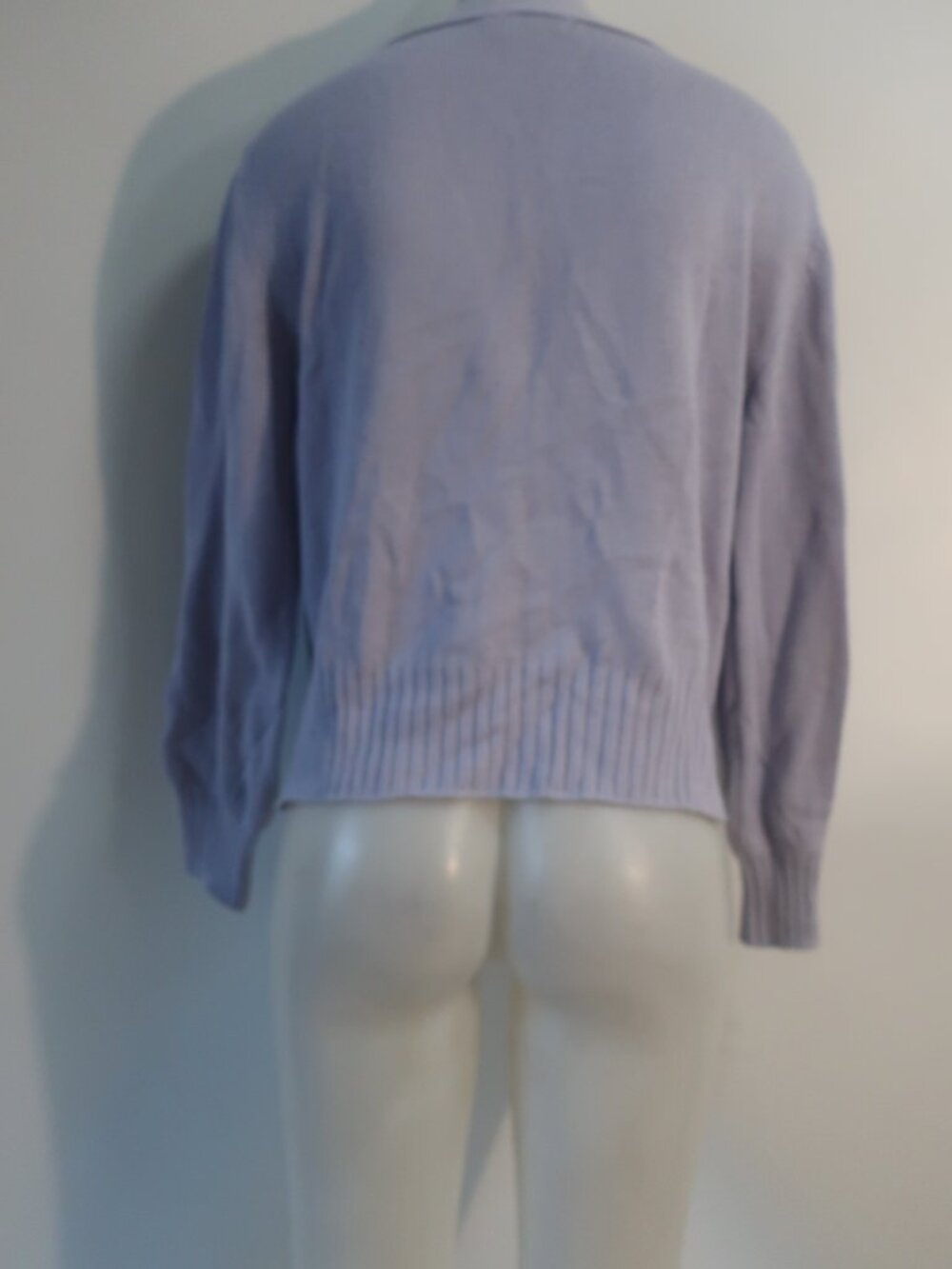 Womens 27 Miles Malibu (Item-107) Lavender V-Neck Cardigan Sweater M - Picture 11 of 16